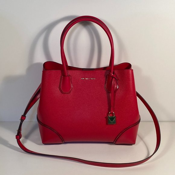 Michael Kors Handbags - Michael Kors Mercer Medium Gallery Satchel Tote